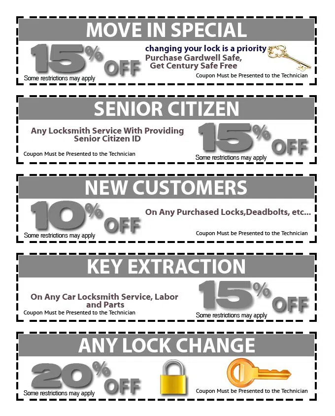 Phoenix FL Locksmith Store, Jacksonville, FL 904-601-5849 - coupons18-set-five
